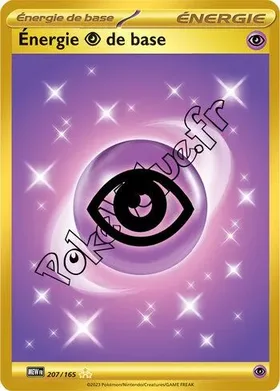 Carte Pokémon Énergie de base n°207 de la série 151