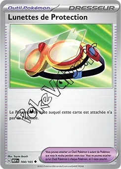 Carte Pokémon Lunettes de Protection n°164 de la série 151
