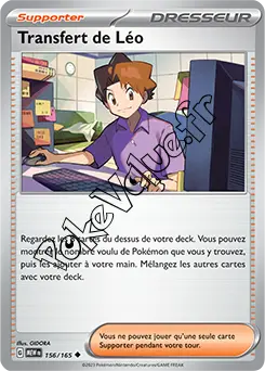 Carte Pokémon Transfert de Léo n°156 de la série 151