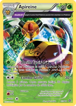 Carte Pokémon Apireine  n°11 de la série Origines Antiques