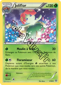Carte Pokémon Bellossom  n°4 de la série Origines Antiques