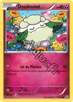 Carte Pokémon Doudouvet  n°55 de la série Origines Antiques