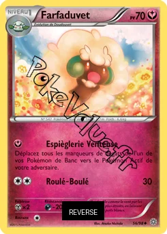 Carte Pokémon Farfaduvet  Reverse n°56 de la série Origines Antiques