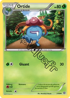 Carte Pokémon Gloom  n°2 de la série Origines Antiques