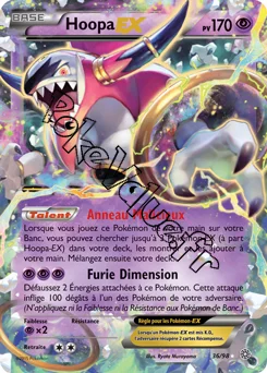 Carte Pokémon Hoopa EX  n°36 de la série Origines Antiques