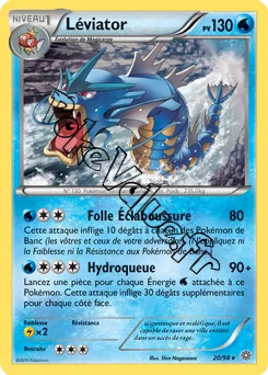 Carte Pokémon Léviator  n°20 de la série Origines Antiques