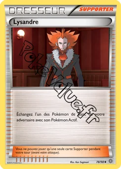 Carte Pokémon Lysandre n°78 de la série Origines Antiques