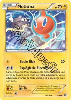 Carte Pokémon Motisma  n°29 de la série Origines Antiques