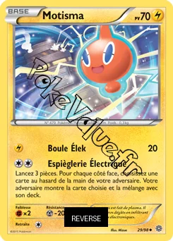 Carte Pokémon Motisma  Reverse n°29 de la série Origines Antiques