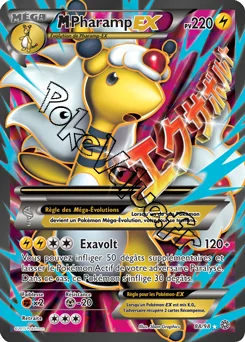 Carte Pokémon MPharamp EX  n°88 de la série Origines Antiques