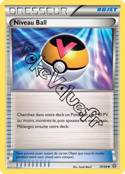 Carte Pokémon Niveau Ball n°76 de la série Origines Antiques