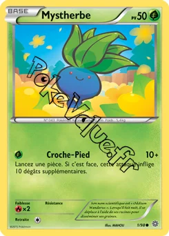 Carte Pokémon Oddish  n°1 de la série Origines Antiques