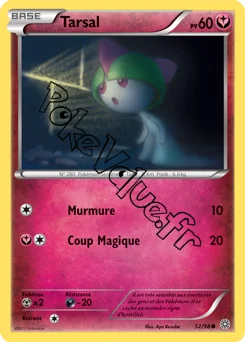 Carte Pokémon Ralts  n°52 de la série Origines Antiques