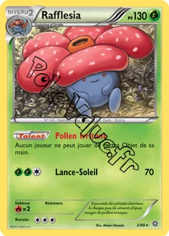 Carte Pokémon Vileplume  n°3 de la série Origines Antiques