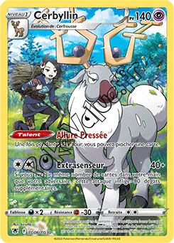 Carte Pokémon Cerbyllin  n°TG06 de la série Astres Radieux