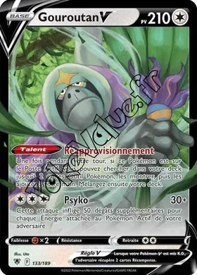 Carte Pokémon Gouroutan V  n°133 de la série Astres Radieux