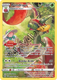 Carte Pokémon Pomdrapi  n°TG02 de la série Astres Radieux