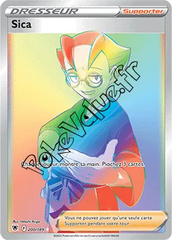 Carte Pokémon Sica n°200 de la série Astres Radieux