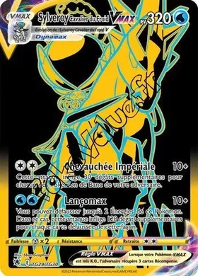 Carte Pokémon Sylveroy Cavalier du Froid VMAX  n°TG29 de la série Astres Radieux