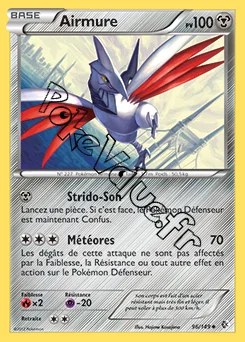 Carte Pokémon Airmure n°96 de la série Frontières Franchies