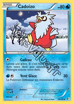 Carte Pokémon Cadoizo n°38 de la série Frontières Franchies