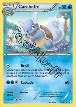 Carte Pokémon Carabaffe n°30 de la série Frontières Franchies