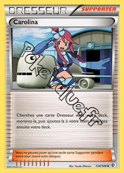 Carte Pokémon Carolina n°134 de la série Frontières Franchies