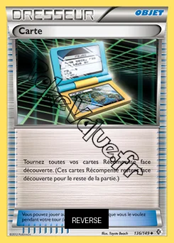 Carte Pokémon Carte Reverse n°136 de la série Frontières Franchies