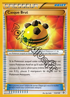 Carte Pokémon Casque Brut n°153 de la série Frontières Franchies