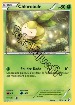 Carte Pokémon Chlorobule n°16 de la série Frontières Franchies