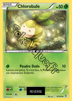 Carte Pokémon Chlorobule Reverse n°16 de la série Frontières Franchies