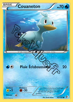 Carte Pokémon Couaneton n°42 de la série Frontières Franchies