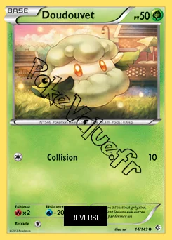 Carte Pokémon Doudouvet Reverse n°14 de la série Frontières Franchies