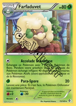 Carte Pokémon Farfaduvet n°15 de la série Frontières Franchies