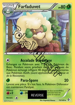 Carte Pokémon Farfaduvet Reverse n°15 de la série Frontières Franchies