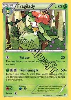Carte Pokémon Fragilady n°17 de la série Frontières Franchies