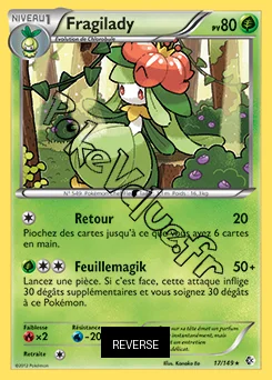 Carte Pokémon Fragilady Reverse n°17 de la série Frontières Franchies