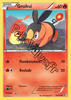 Carte Pokémon Gruikui n°24 de la série Frontières Franchies