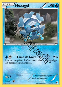 Carte Pokémon Hexagel n°46 de la série Frontières Franchies