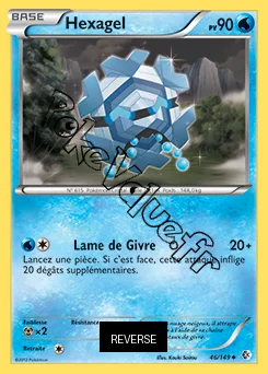Carte Pokémon Hexagel Reverse n°46 de la série Frontières Franchies