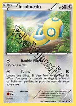 Carte Pokémon Insolourdo n°111 de la série Frontières Franchies