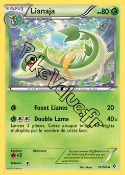 Carte Pokémon Lianaja n°12 de la série Frontières Franchies