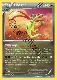 Carte Pokémon Libégon n°99 de la série Frontières Franchies