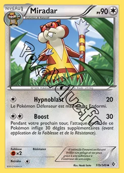 Carte Pokémon Miradar n°119 de la série Frontières Franchies