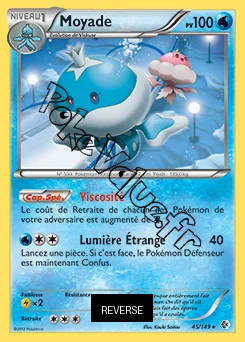 Carte Pokémon Moyade Reverse n°45 de la série Frontières Franchies