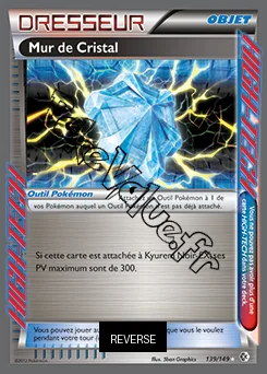 Carte Pokémon Mur de Cristal Reverse n°139 de la série Frontières Franchies