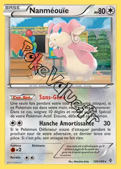 Carte Pokémon Nanméouïe n°126 de la série Frontières Franchies