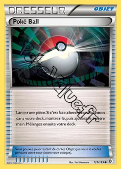 Carte Pokémon Poké Ball n°131 de la série Frontières Franchies