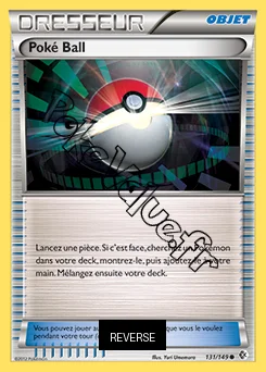 Carte Pokémon Poké Ball Reverse n°131 de la série Frontières Franchies
