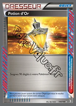 Carte Pokémon Potion d’Or n°140 de la série Frontières Franchies